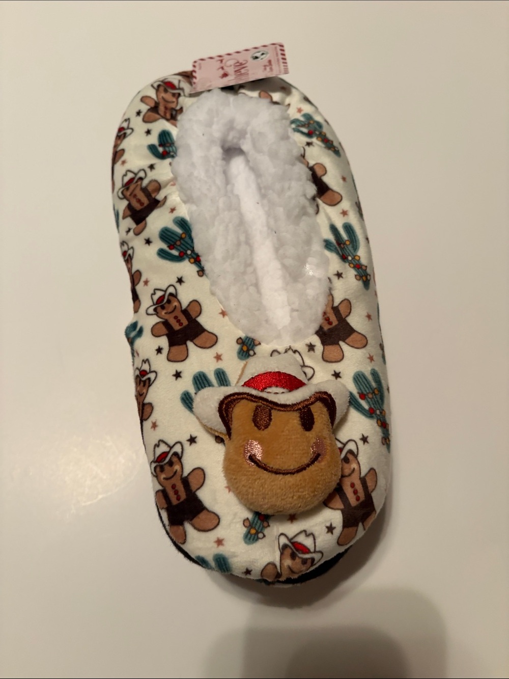 Cozy Cowboy Gingerbread Slippers